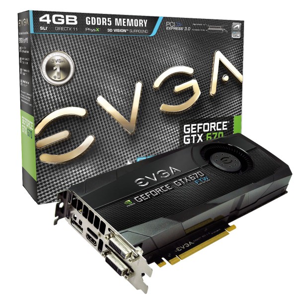 EVGA GeForce GTX670 FTW+ 4GB